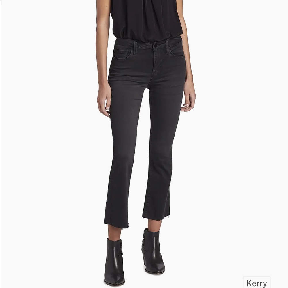 Frame Le Cropped Mini Bootcut Jeans